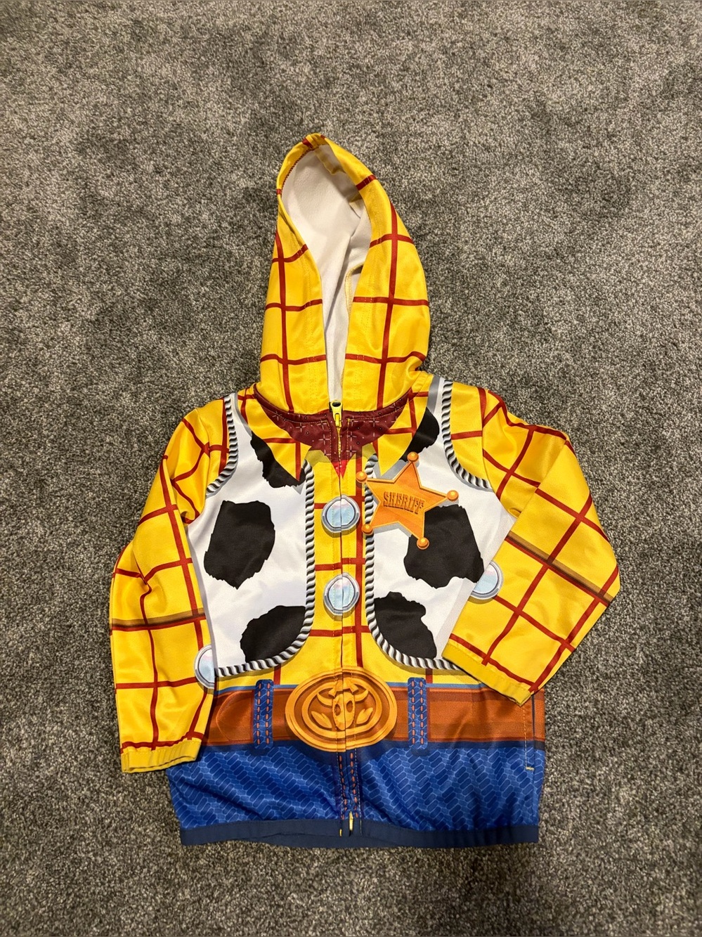Disney Toy Story Woody Zip Up Hoodie 3T